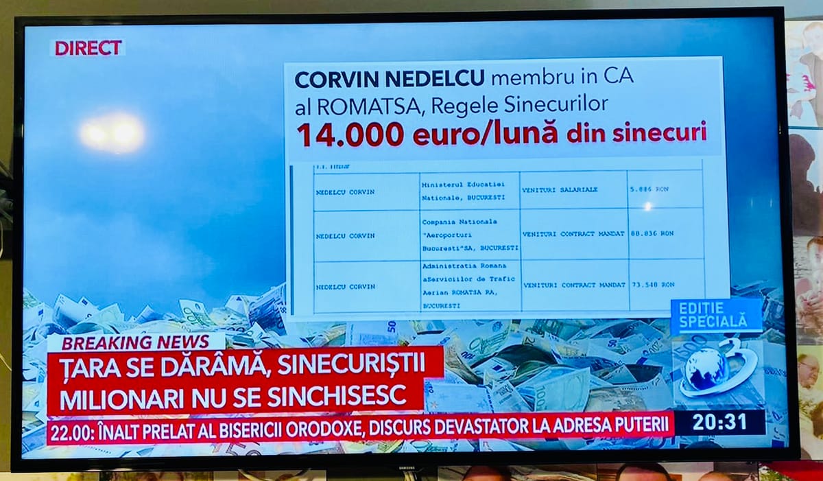 Adrian Ursu a furat cu tupeu subiectul Strict Secret despre sinecuristi. Motivul pentru care la A3 nu exista subiectul City Insurance-ASF